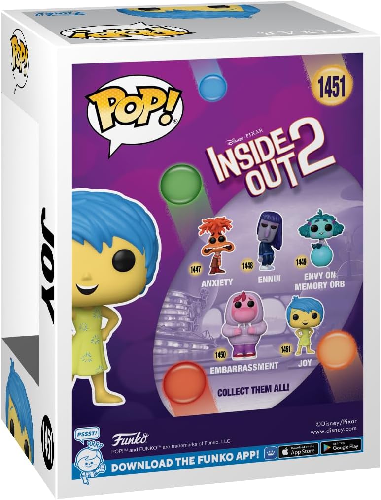 Funko POP! Disney: Inside Out 2- Joy - Collectable Vinyl Figure