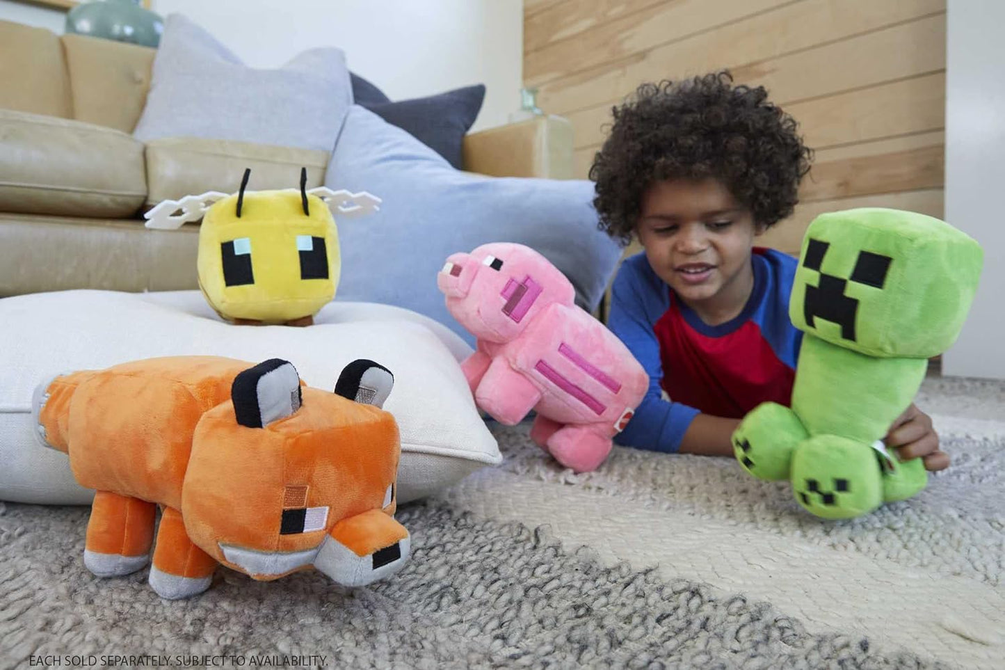 Mattel Minecraft Plush 8-in FOX Character Dolls, Soft, Collectible Gift for Fans Age 3 and Older