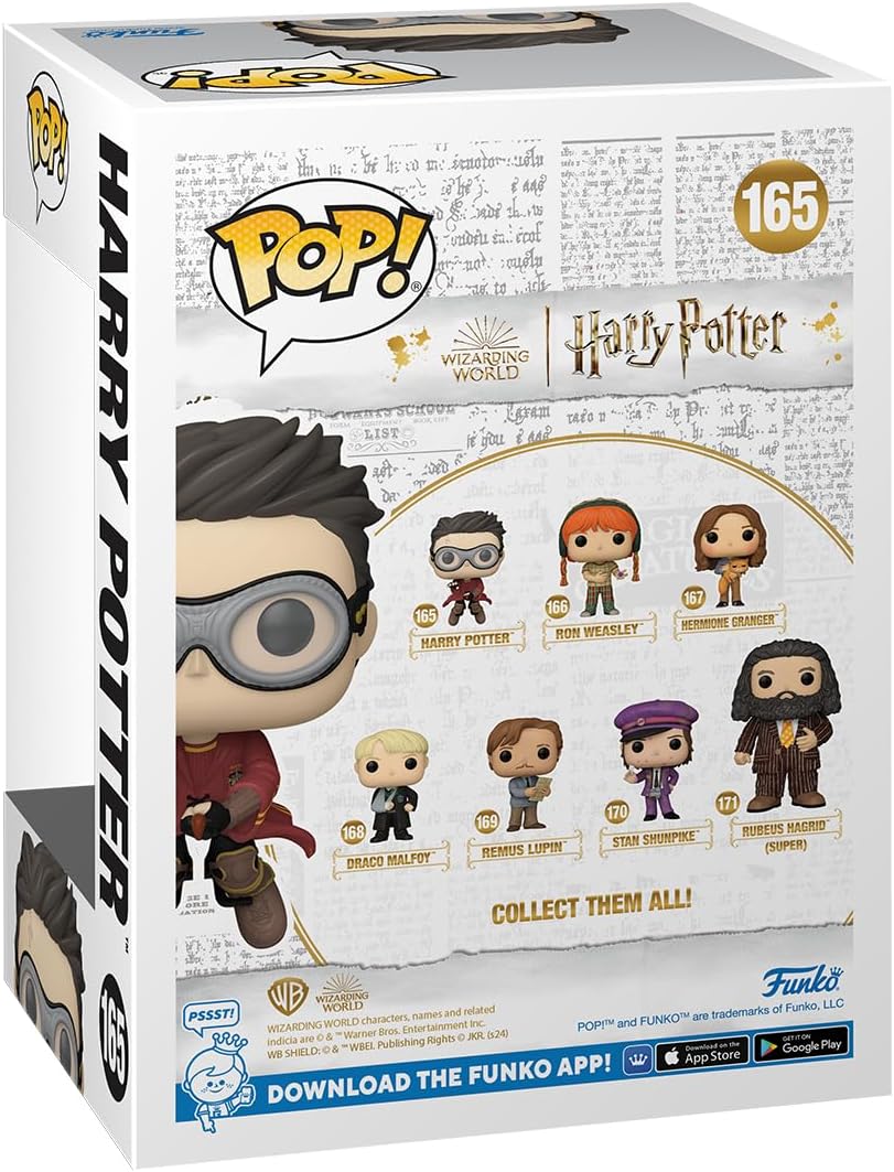 Funko Pop! Movies: Harry Potter Prisoner of Azkaban - Harry Potter with Broom (Quidditch)