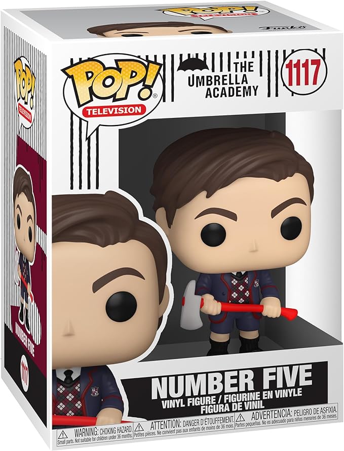 Funko POP TV: Umbrella Academy - Number 5 Collectible Vinyl Figure