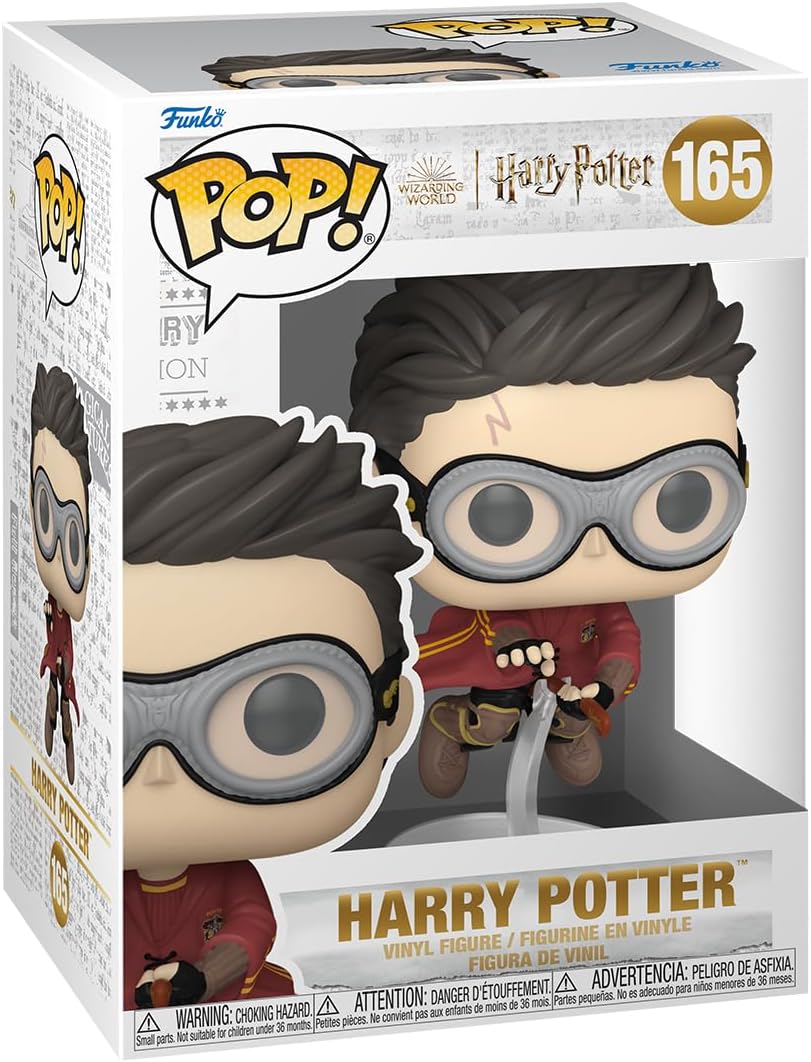 Funko Pop! Movies: Harry Potter Prisoner of Azkaban - Harry Potter with Broom (Quidditch)