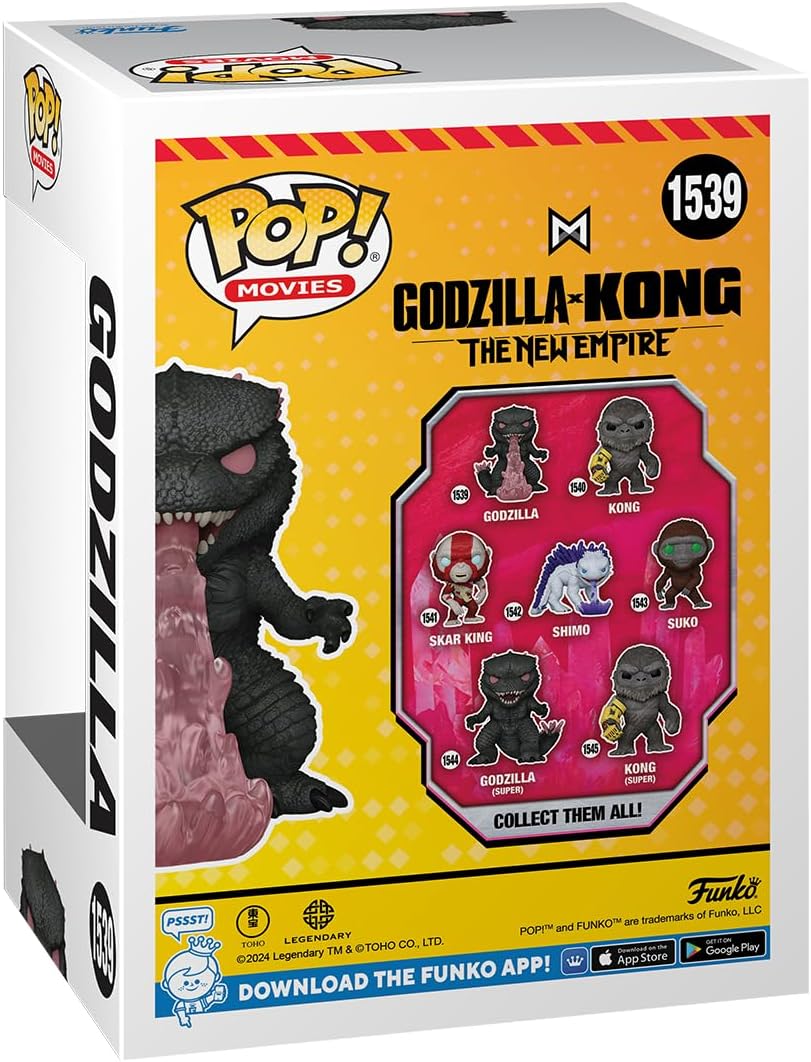 Funko Pop! Movies: Godzilla x Kong: The New Empire - Godzilla with Heat-Ray