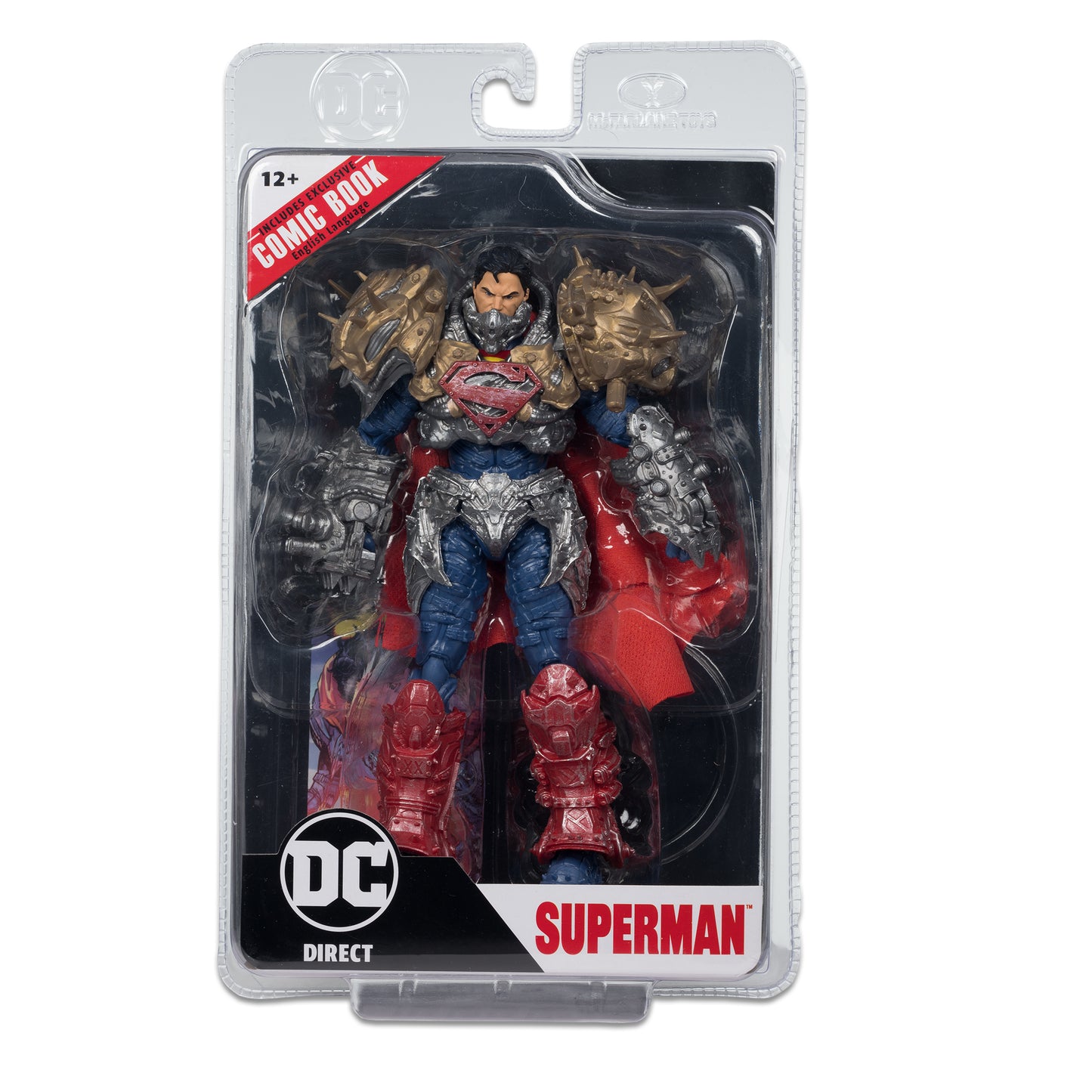 McFarlane Toys - DC Direct Page Punchers Superman 7in Action Figure with Superman Comic