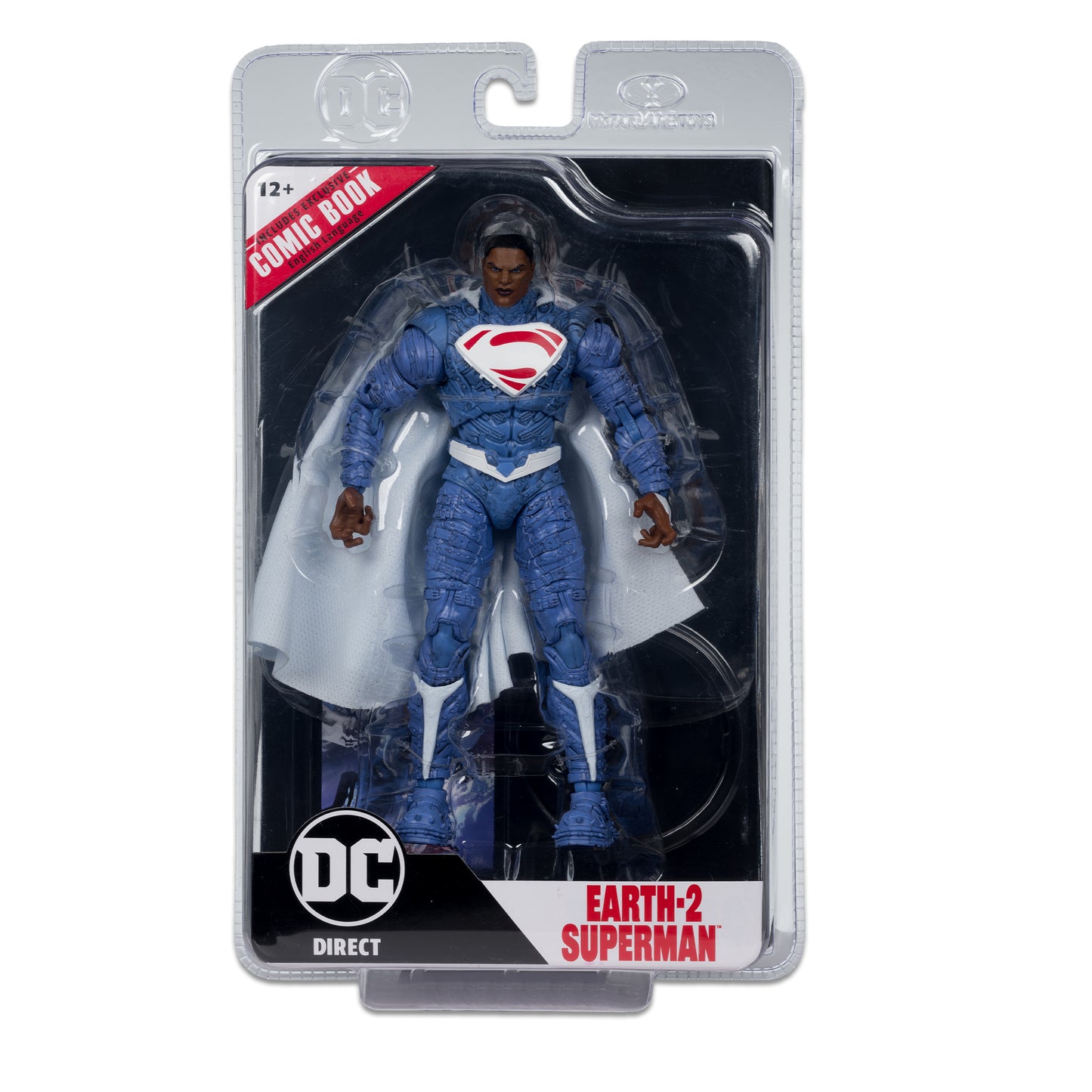 McFarlane Toys - DC Direct Page Punchers Earth-2 Superman 7in Action Figure with Superman Comic