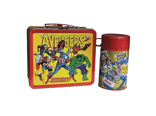 Surreal Entertainment Avengers Assemble Tin Titans Previews Exclusive Lunch Box with Beverage Container