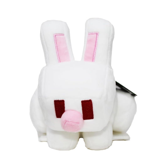 Mattel 8 Inch Minecraft White Rabbit Plush Figure Gift for Fans