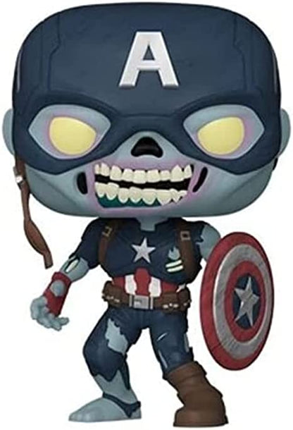 Funko Pop! Marvel: What If? - Zombie Captain America Vinyl Bobblehead