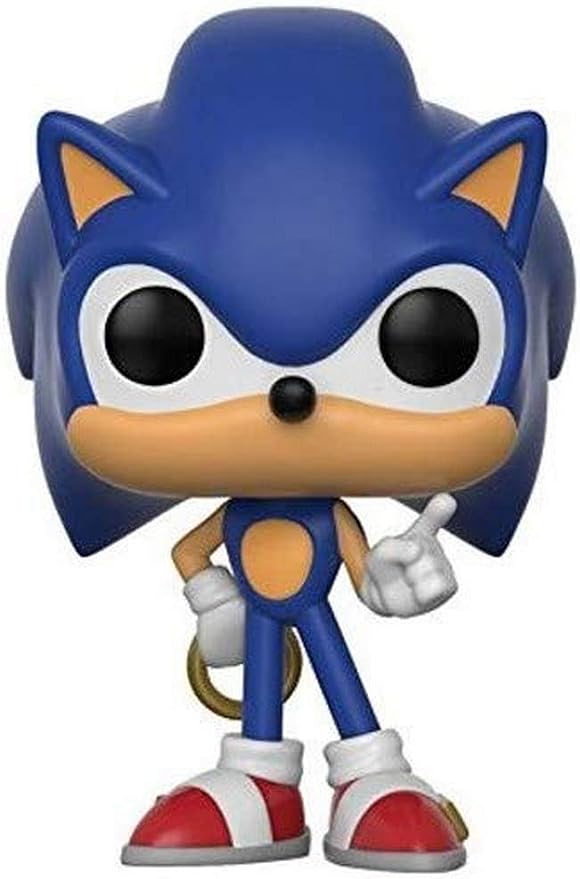 POP Games: Sonic - Sonic with Ring Collectible Toy, Multicolor, One Size