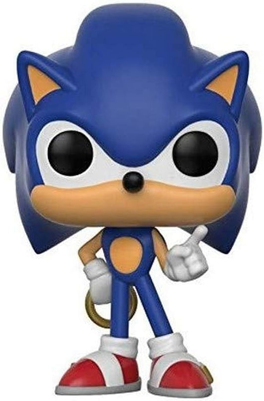 POP Games: Sonic - Sonic with Ring Collectible Toy, Multicolor, One Size