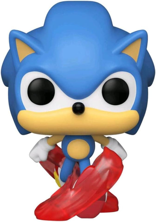 Funko Pop! Games: Sonic 30th Anniversary - Running Sonic The Hedgehog Vinyl Figure, 3.75 inches