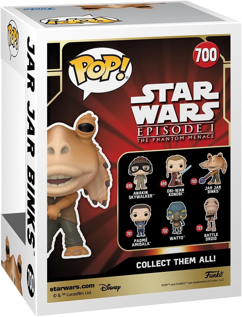 Funko Pop! Star Wars: Episode 1 - The Phantom Menace 25th Anniversary, Jar Jar Binks with Booma Balls