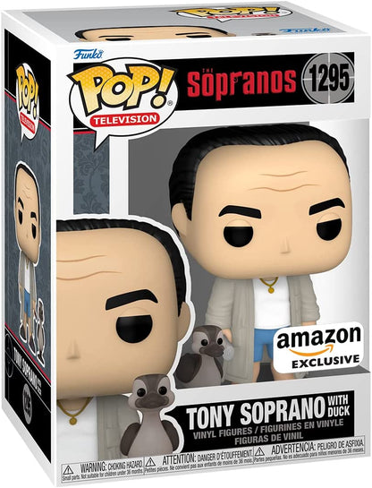 Funko Pop! TV: The Sopranos - Tony Soprano in Robe with Duck, Amazon Exclusive
