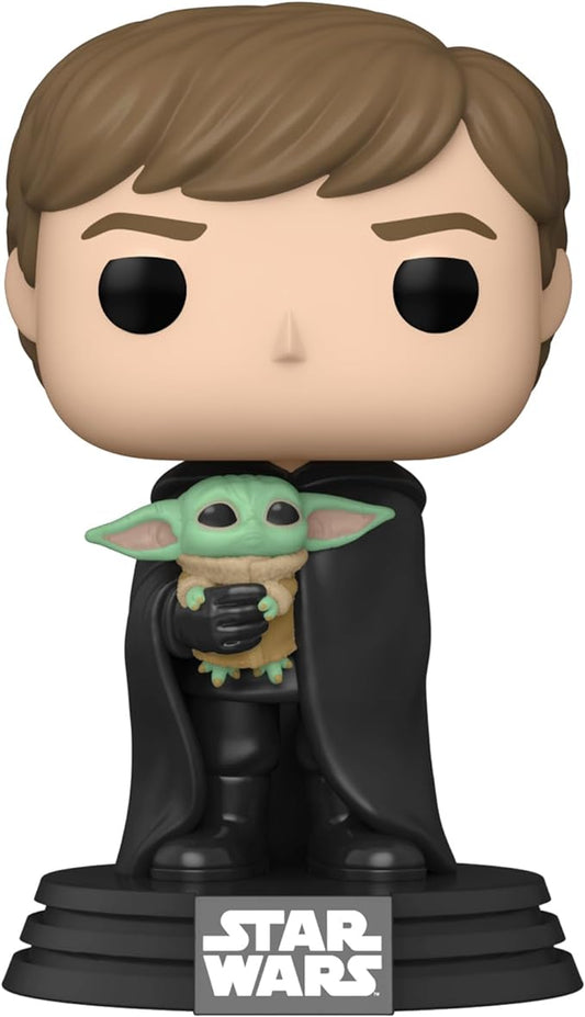 Funko Pop! Star Wars: The Mandalorian - Luke Skywalker with Grogu