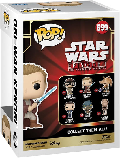 Funko Pop! Star Wars: Episode 1 - The Phantom Menace 25th Anniversary, OBI-Wan Kenobi (Young)