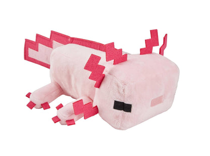 Mattel Minecraft Basic Plush Toy, Axolotl Soft Doll, 8-inch