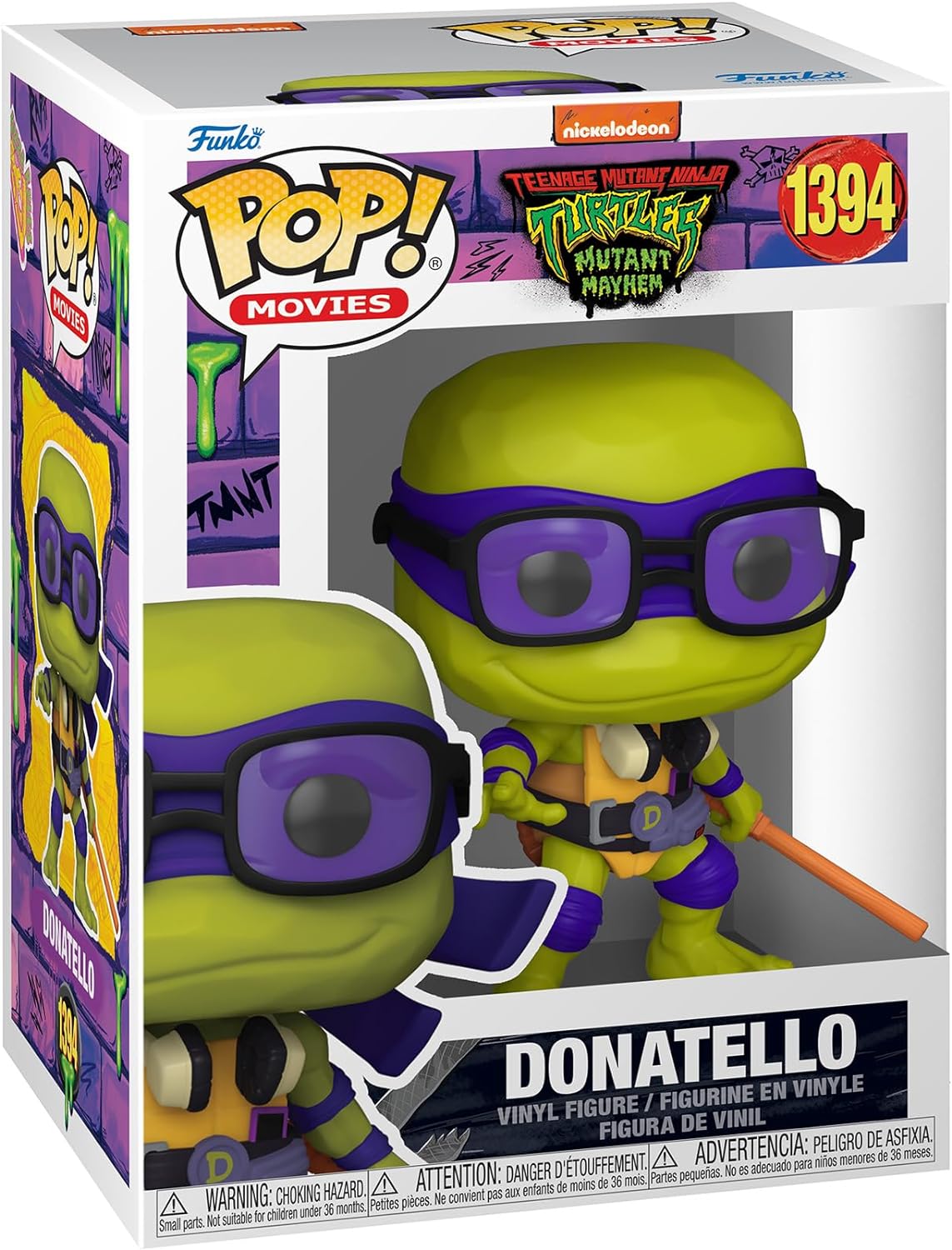 Funko Pop! Movies: Teenage Mutant Ninja Turtles: Mutant Mayhem - Donatello