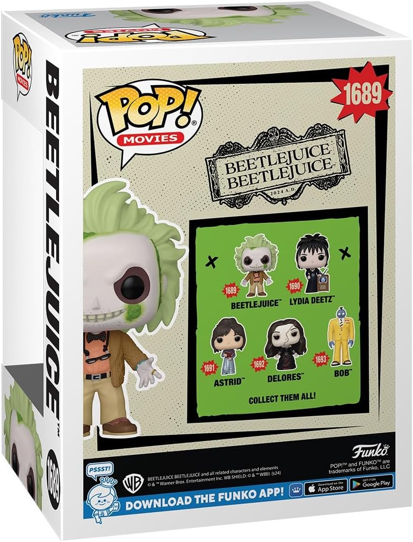 Funko Pop! Movies: Beetlejuice Beetlejuice - Beetlejuice with Chase (Styles May Vary)