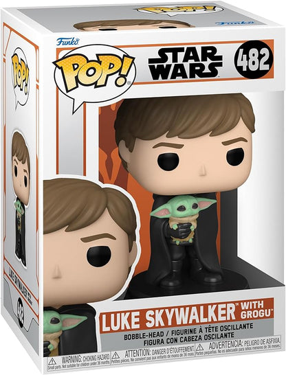 Funko Pop! Star Wars: The Mandalorian - Luke Skywalker with Grogu
