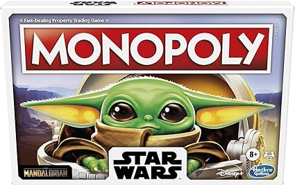 Monopoly: Star Wars The Child Edition Board Game for Families and Kids Ages 8 and Up, Featuring The Child, Who Fans Call Baby Yoda