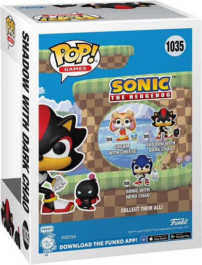 Funko Pop!  &Buddy: Sonic - Shadow with Dark Chao