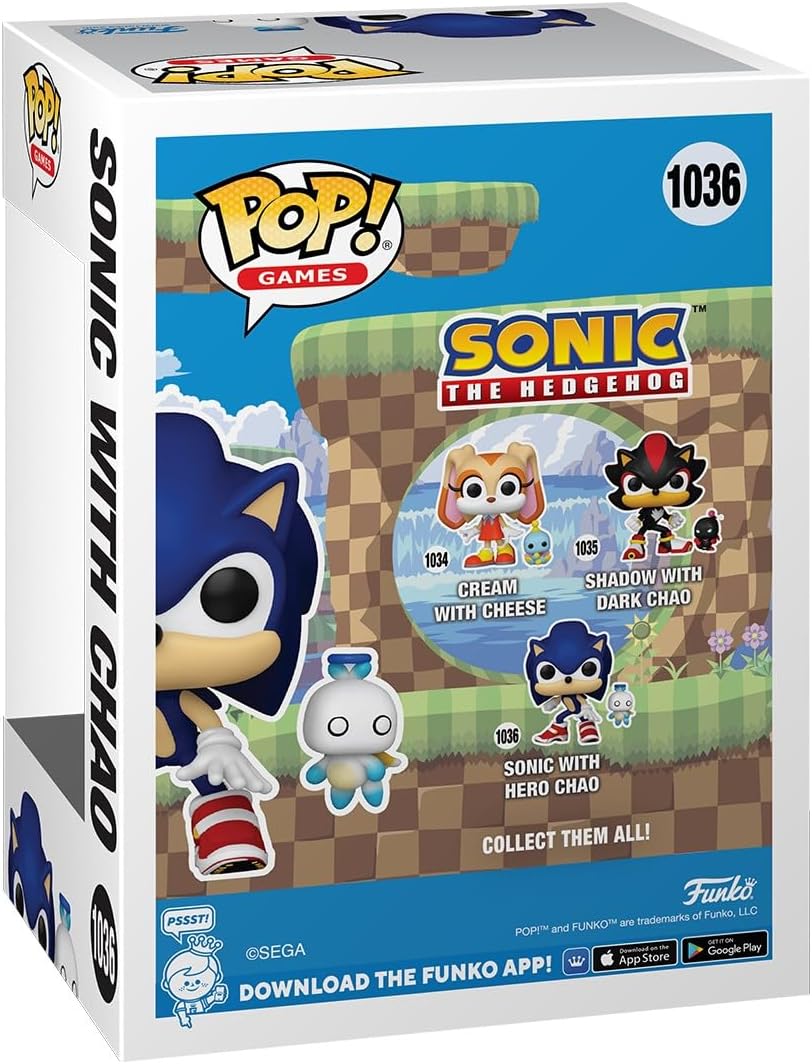 Funko Pop! &Buddy: Sonic - Sonic with Hero Chao