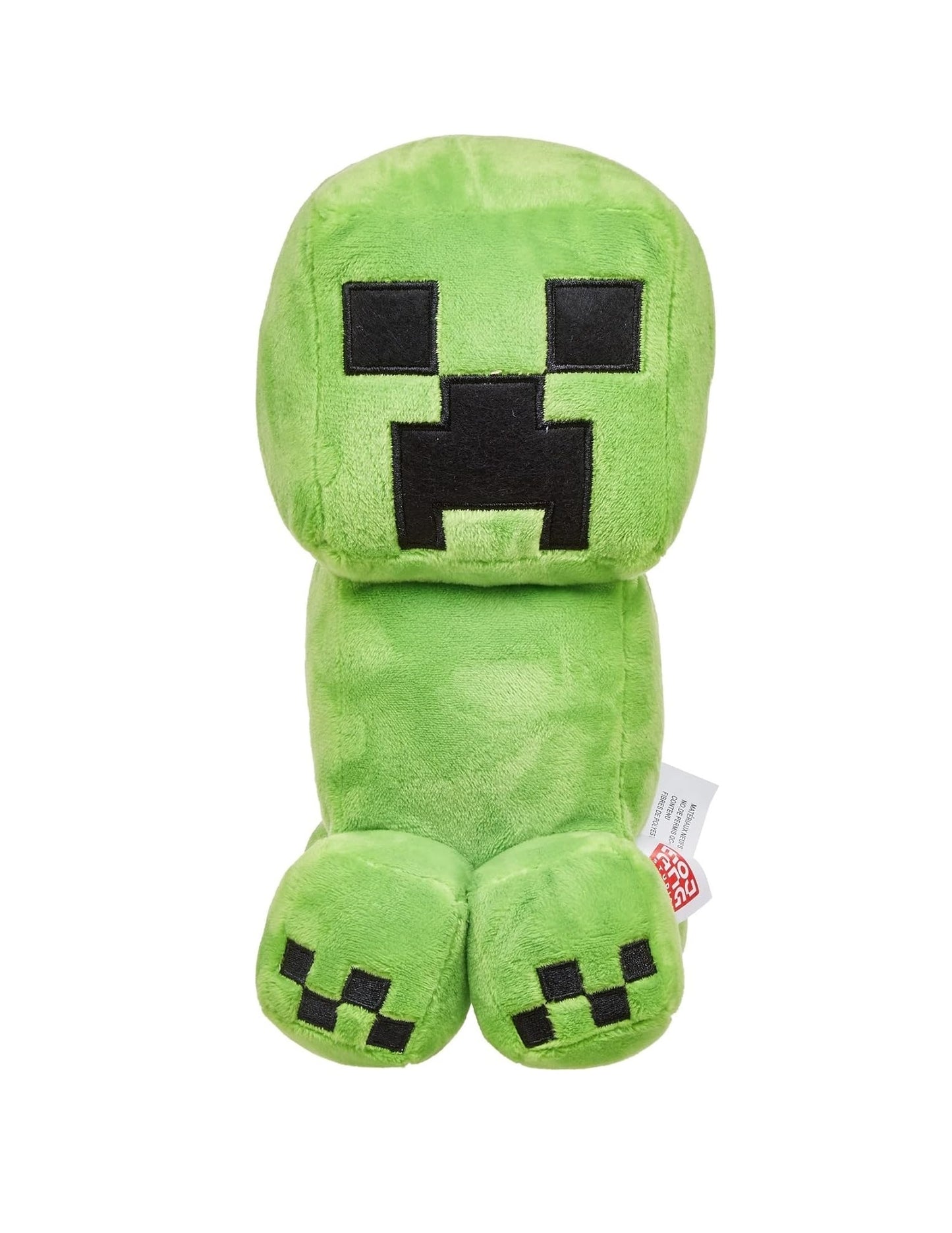 Mattel Minecraft Basic 8-inch Plush Creeper Stuffed Animal Figure, Soft Doll