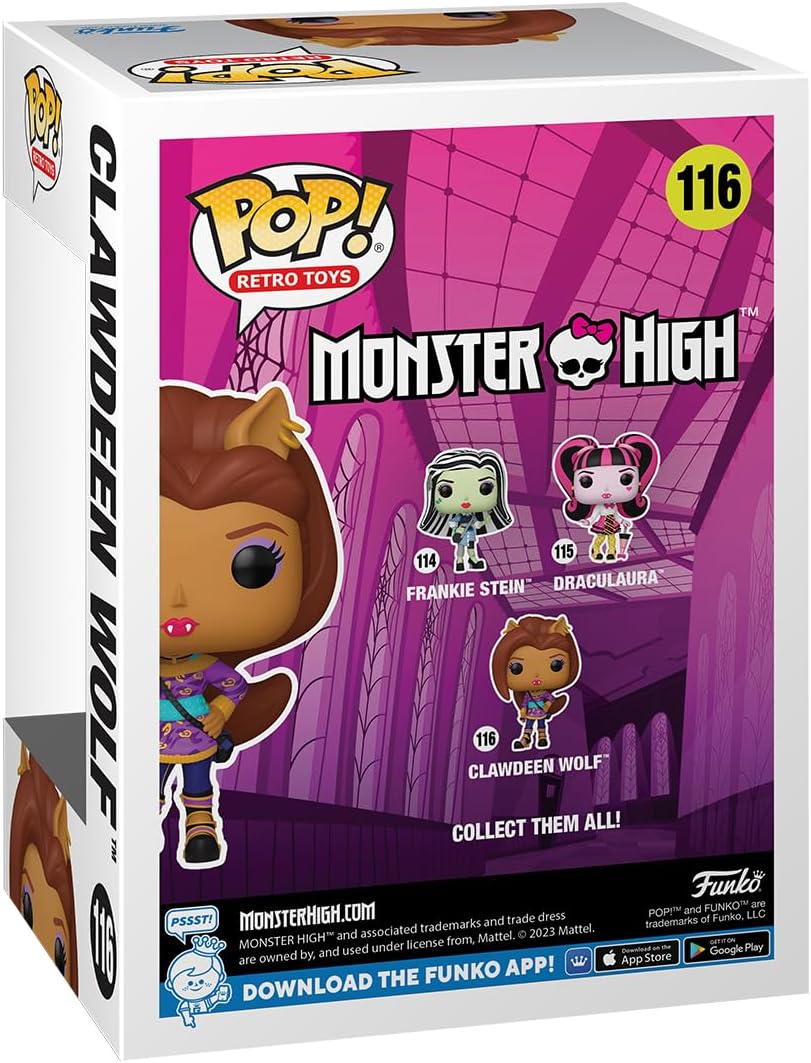 Funko Pop! Retro Toys: Monster High - Clawdeen Wolf