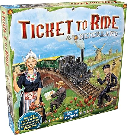 Ticket to Ride Nederland Board Game EXPANSION | Train Route-Building Strategy Game | Fun Family Game for Kids and Adults