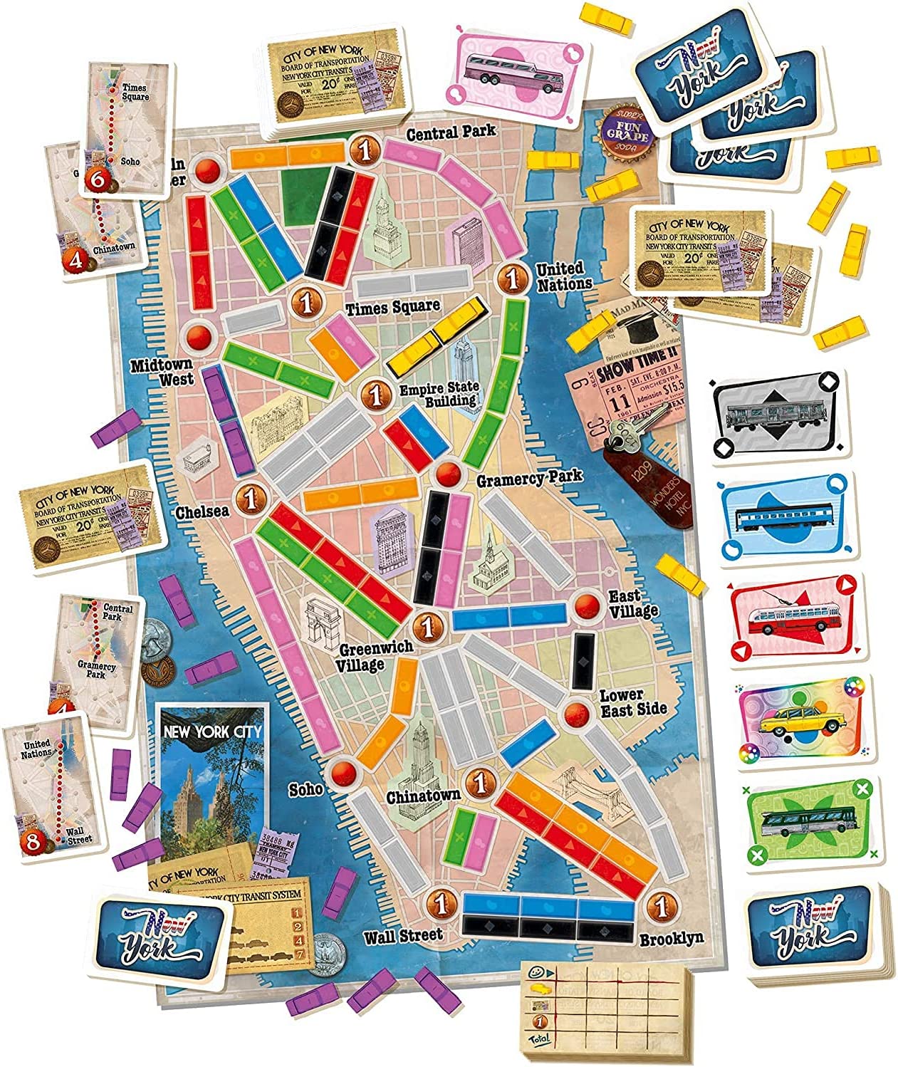 Ticket to Ride New York Board Game