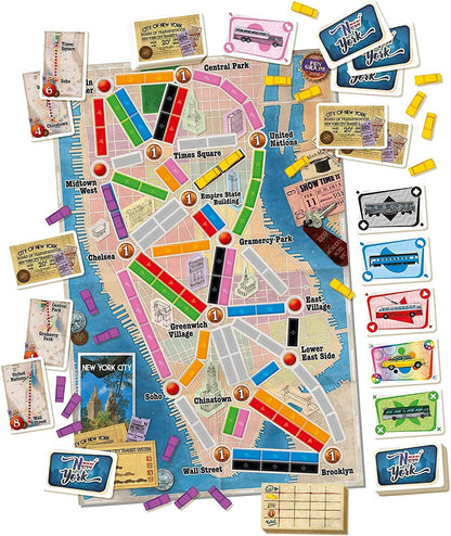 Ticket to Ride New York Board Game