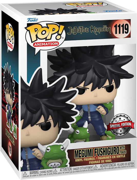 Funko Pop! Vinyl: Jujutsu Kaisen - Megumi Fushiguro W/ Toads Exclusive