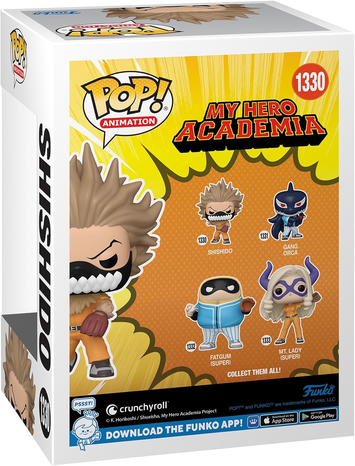 Funko Pop! Animation: My Hero Academia - Hero League Baseball  Shishido