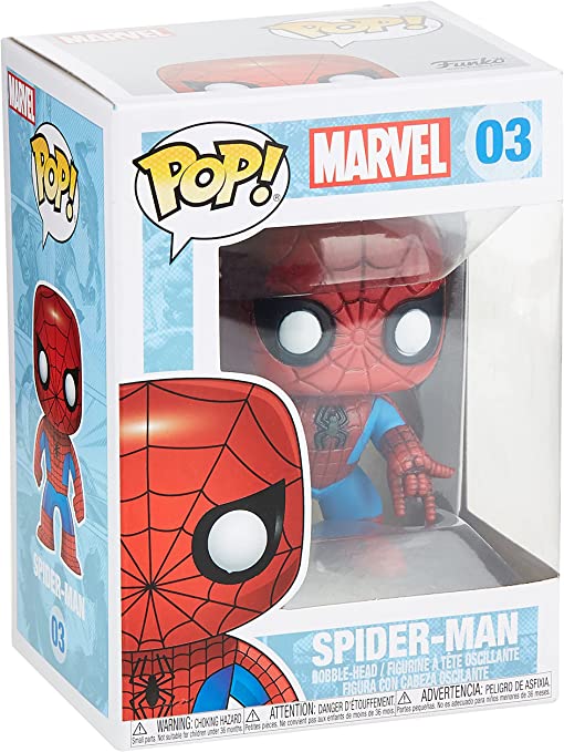 Funko POP! Marvel 4 Inch Vinyl Bobble Head Figure - Spider Man