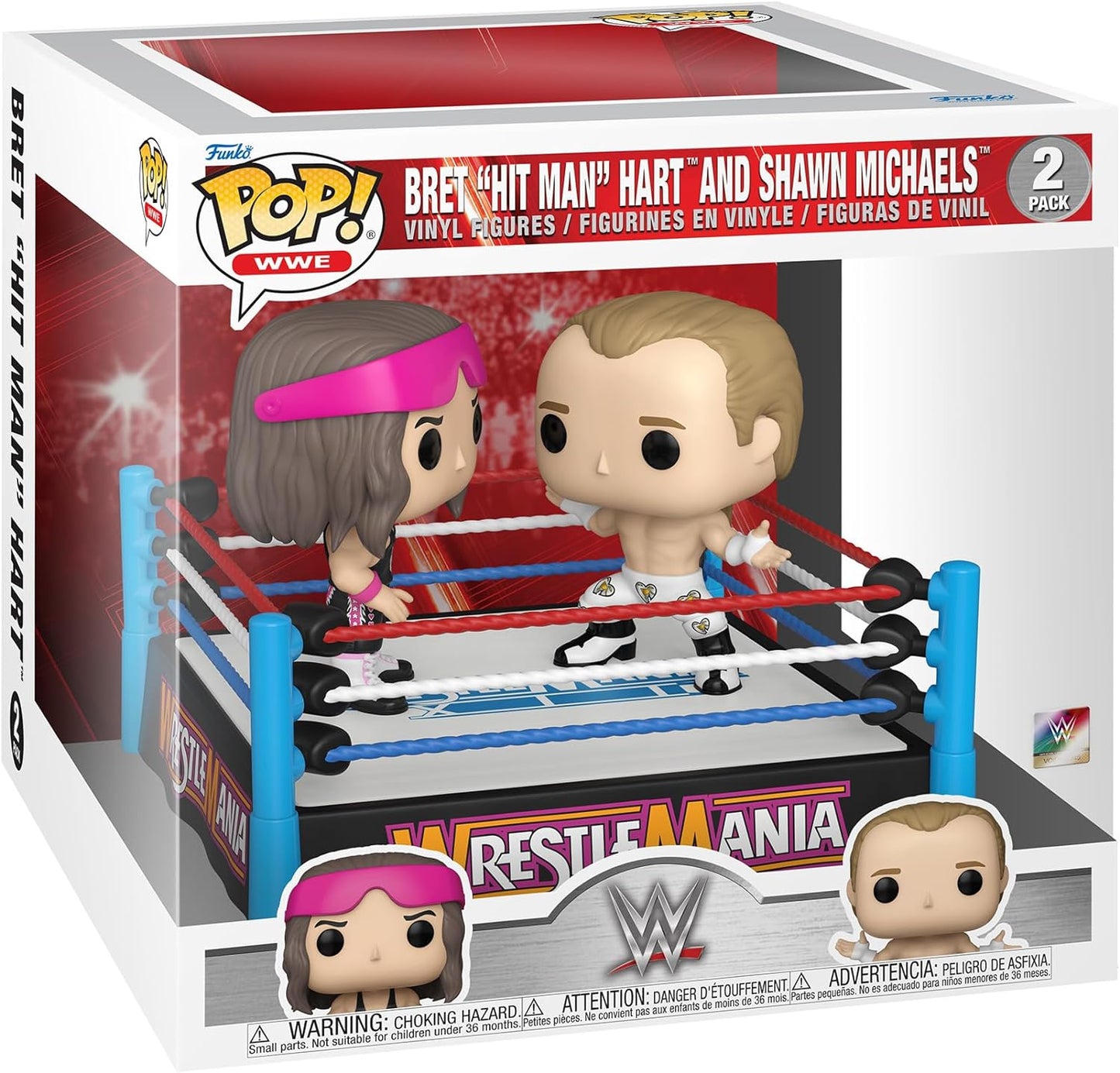 Funko Pop! Moments: WWE - Bret Hit Man Hart and Shawn Michaels