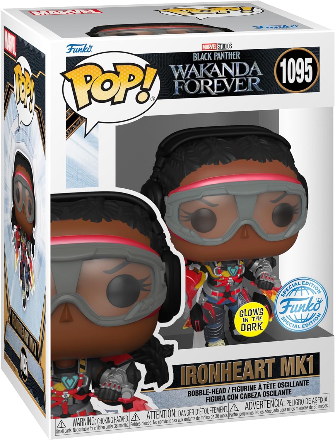 Funko Pop! & Tee: Marvel - Black Panther: Wakanda Forever - Ironheart MK1 - L