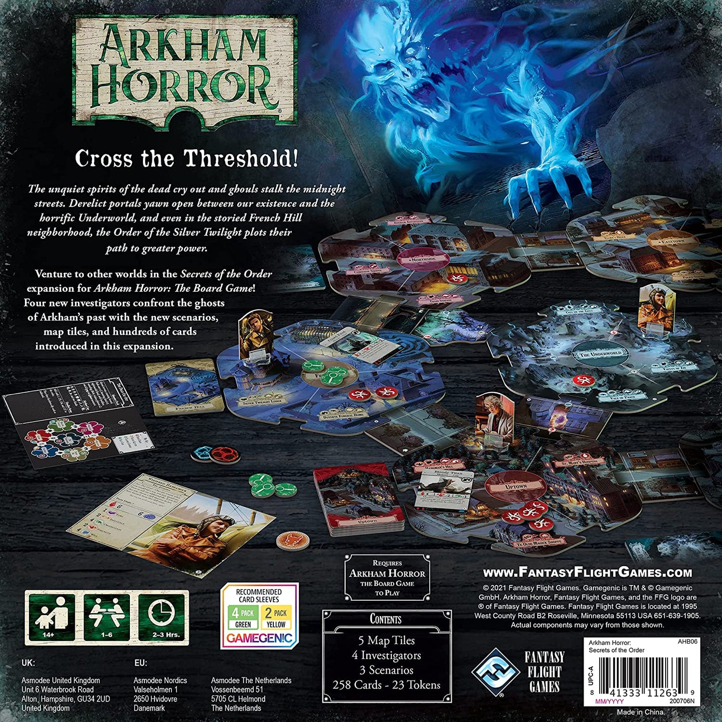 Arkham Horror 3rd Edition Secrets of The Order Board Game Expansion