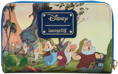 Loungefly Licensed Disney Snow White The Seven Dwarves Scene Zip-Around Wallet