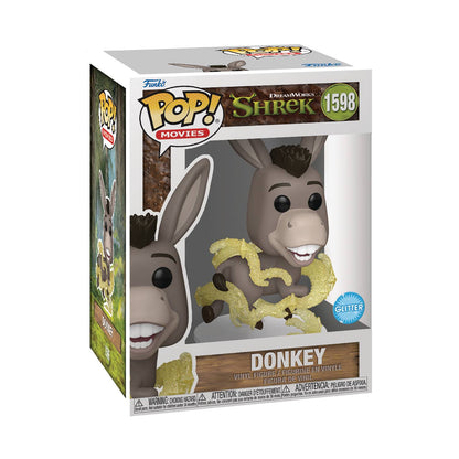 Funko Pop! Movies: DreamWorks 30th Anniversary - Shrek, Donkey with Glitter