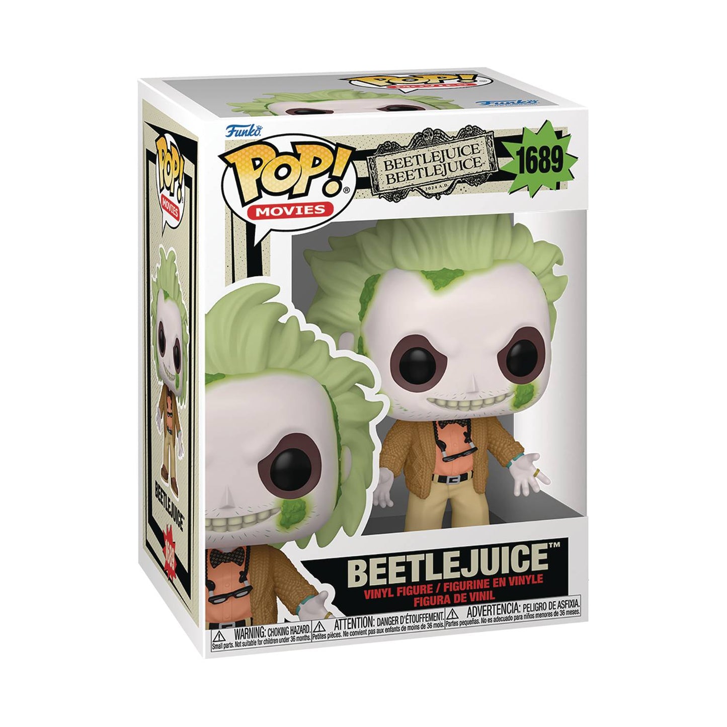 Funko Pop! Movies: Beetlejuice Beetlejuice - Beetlejuice with Chase (Styles May Vary)