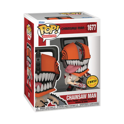 Funko Pop! Animation: Chainsaw Man - Chainsaw Man with Chase