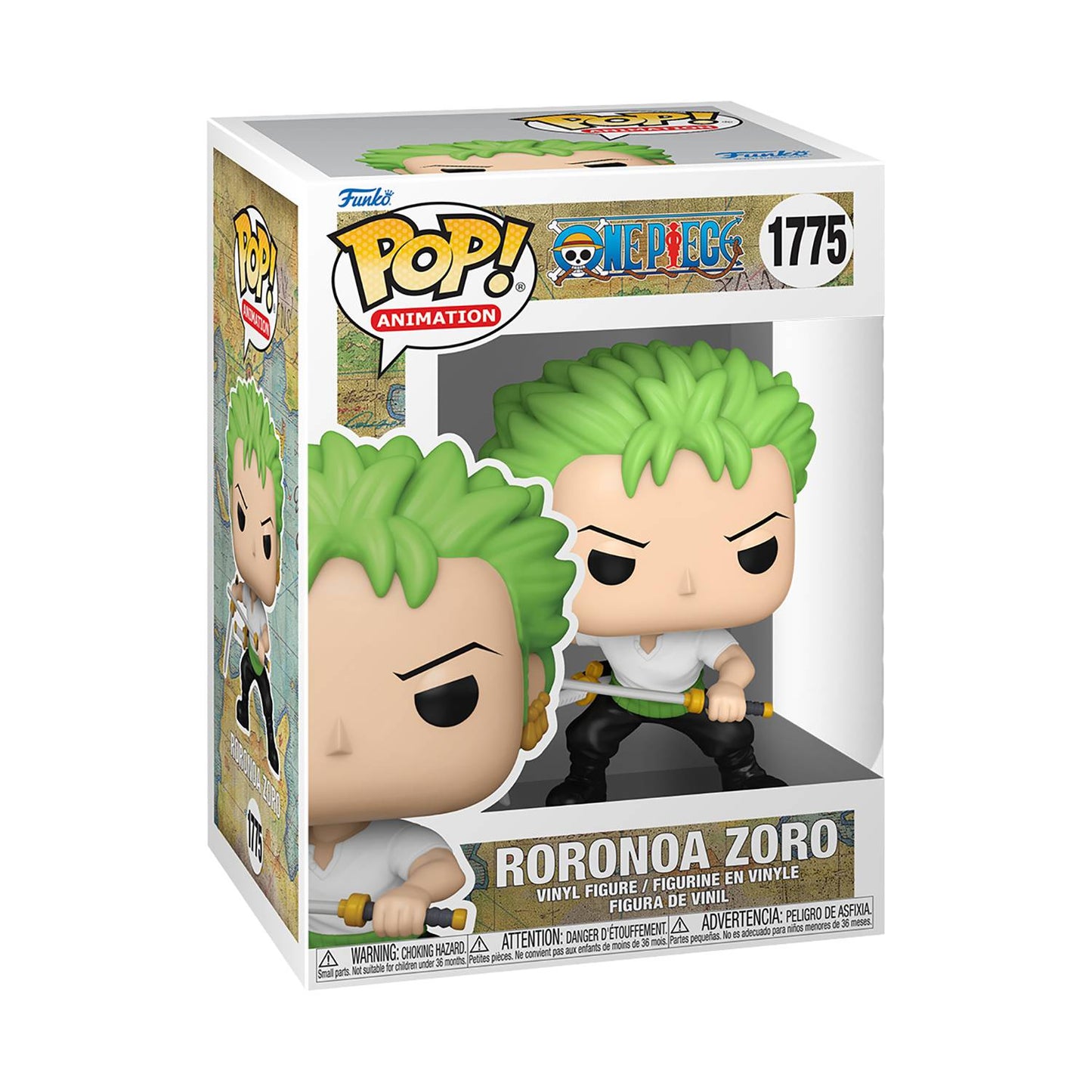 Funko Pop! Animation: One Piece - Roronoa Zoro with Chase (Style May Vary) Two Sword Style