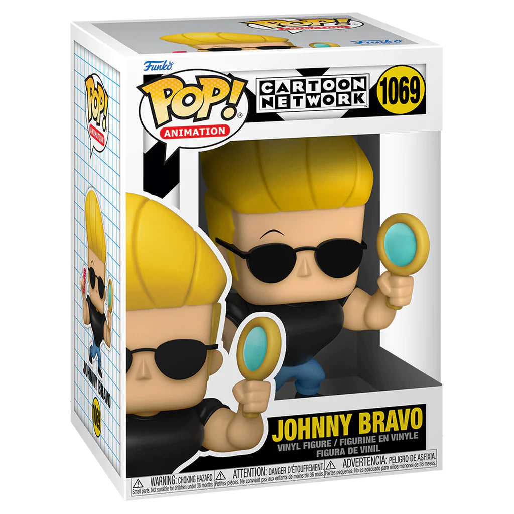 Funko POP Animation: Johnny Bravo - Johnny with Mirror & Comb