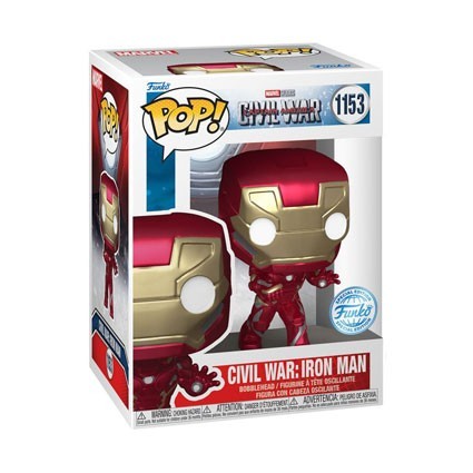 Funko POP! Marvel: Civil War Build A Scene - Iron Man - Captain America Amazon Exclusive