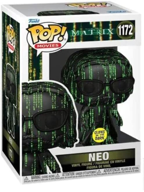 Funko Pop! Neo in Matrix Glow in The Dark GITD EXCLUSIVE